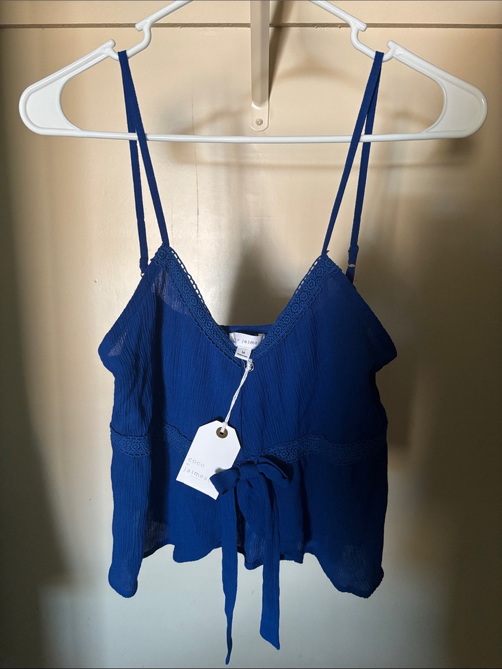 COCO + JAIMESON royal blue tank